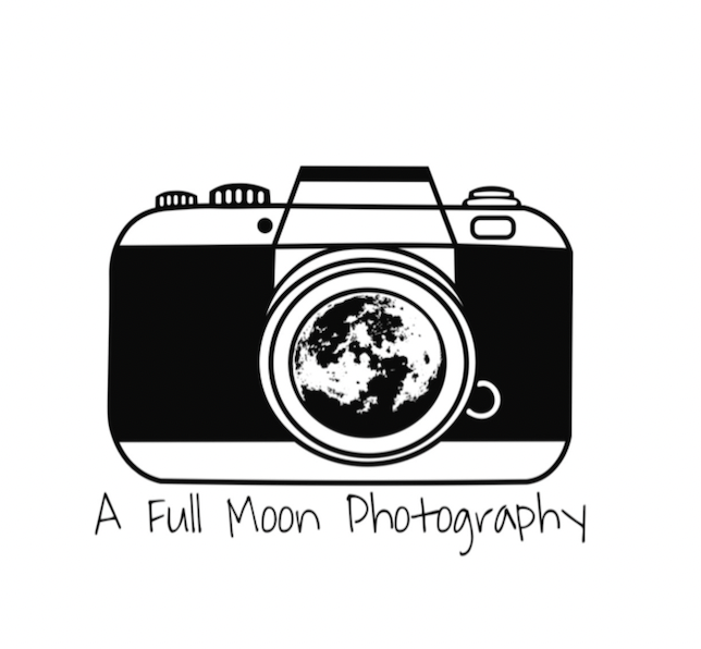 A Full Moon Photography Logo